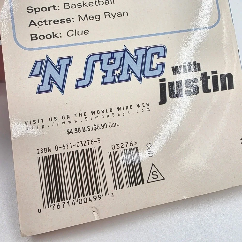 2 Vintage NSYNC Books Matt Netter Tearin Up the Charts & With Justin Timberlake